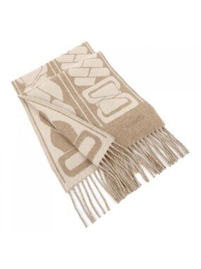 Hermes Scarf Cashmere Brown